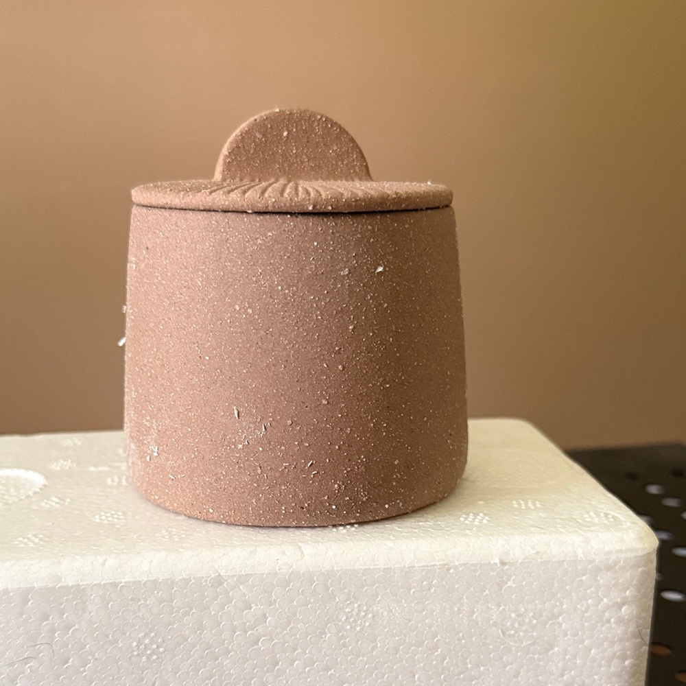 Magenta Citrine Spice Jars Set of Two